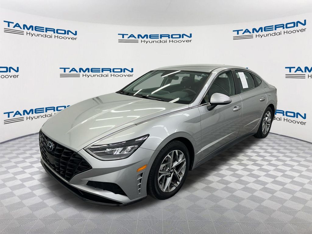 Shimmering Silver Pearl 2020 Hyundai Sonata Sedan Front-Wheel Drive 8-Speed Automatic Overdrive