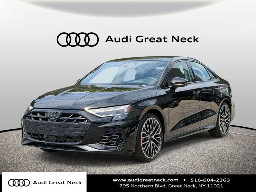 Black Metallic 2026 Audi S3 2.0T quattro Premium Sedan All-Wheel Drive 7-Speed Automatic