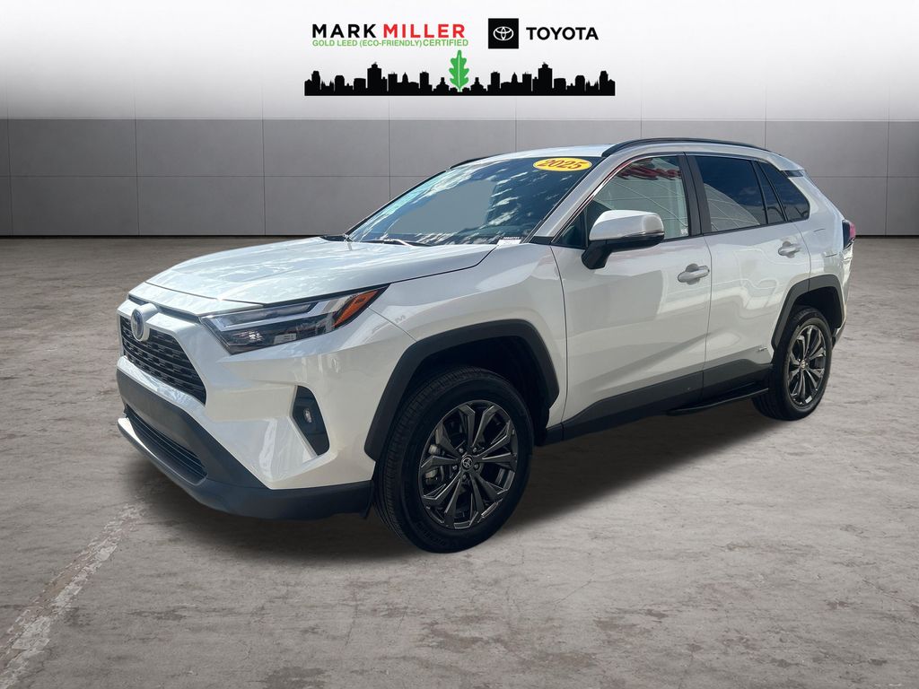 White (Wind Chill Pearl) 2024 Toyota RAV4 Hybrid SUV / Crossover All-Wheel Drive Automatic