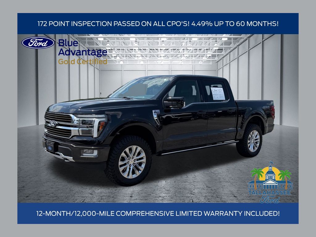 Agate Black Metallic 2024 Ford F-150 Pickup Truck Four-Wheel Drive Automatic