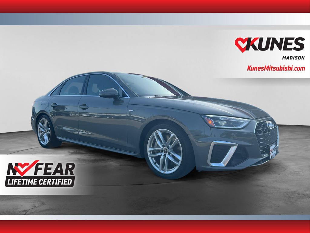 Gray 2024 Audi A4 Sedan All-Wheel Drive 7-Speed Automatic