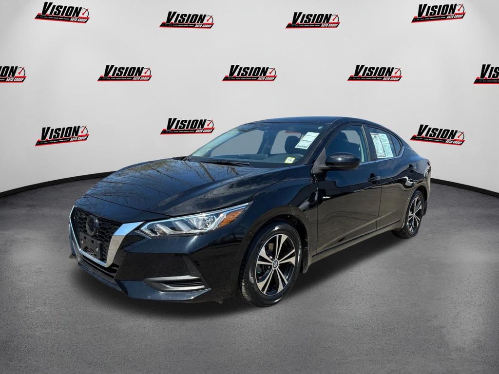 Super Black 2023 Nissan Sentra SV FWD Sedan Front-Wheel Drive Continuously Variable Transmission