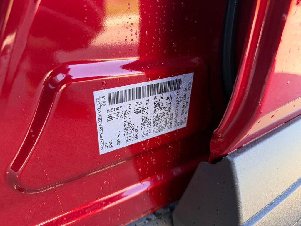 New 2026 Red Nissan SV image 25