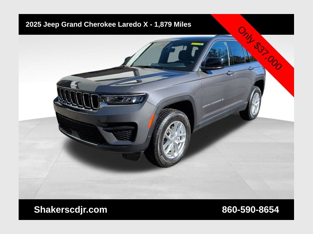 Baltic Gray Metallic Clearcoat 2025 Jeep Grand Cherokee Laredo X 4WD SUV / Crossover Four-Wheel Drive 8-Speed Automatic