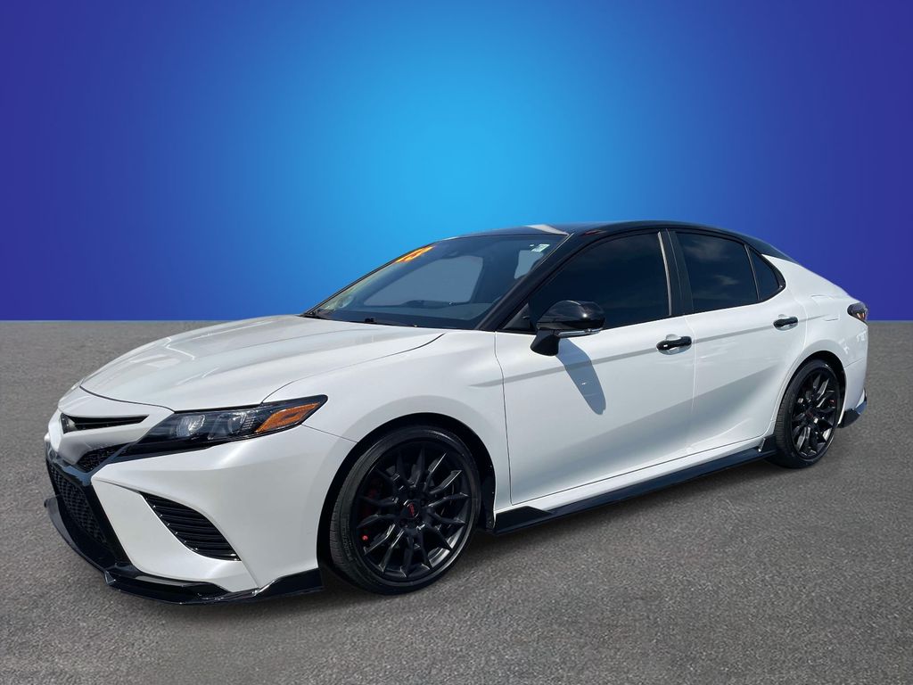 Wind Chill Pearl/Midnight Black Metallic 2023 Toyota Camry TRD FWD Sedan Front-Wheel Drive 8-Speed Automatic