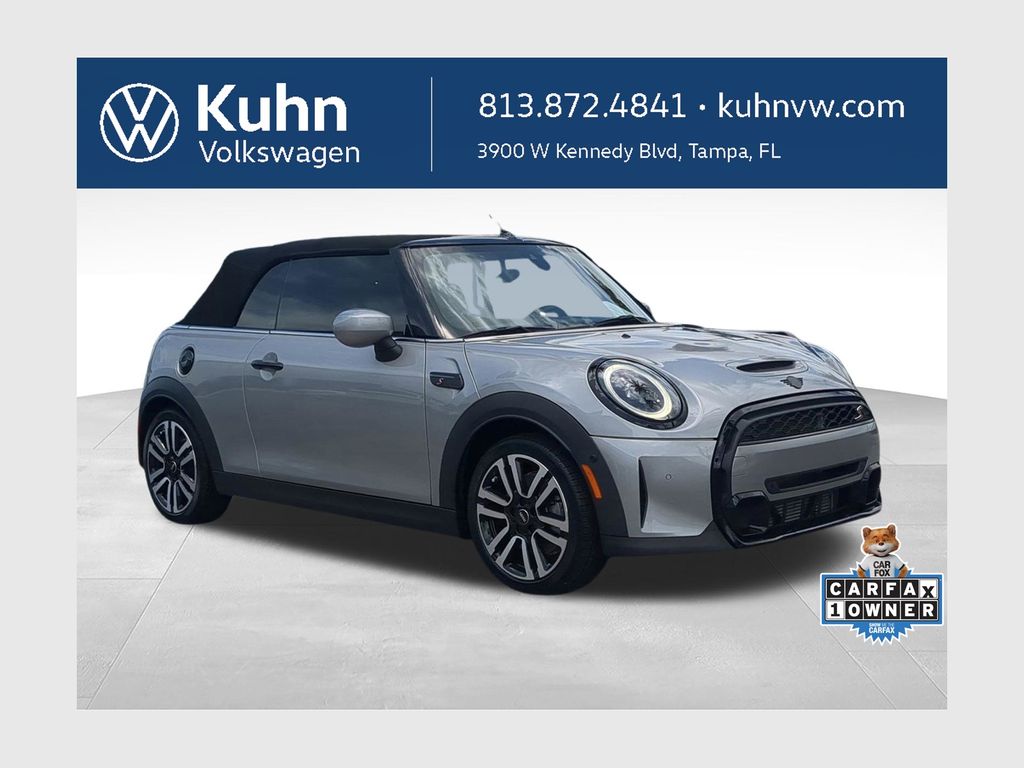 Melting Silver III Metallic 2024 MINI Cooper Convertible Front-Wheel Drive 6-Speed Manual