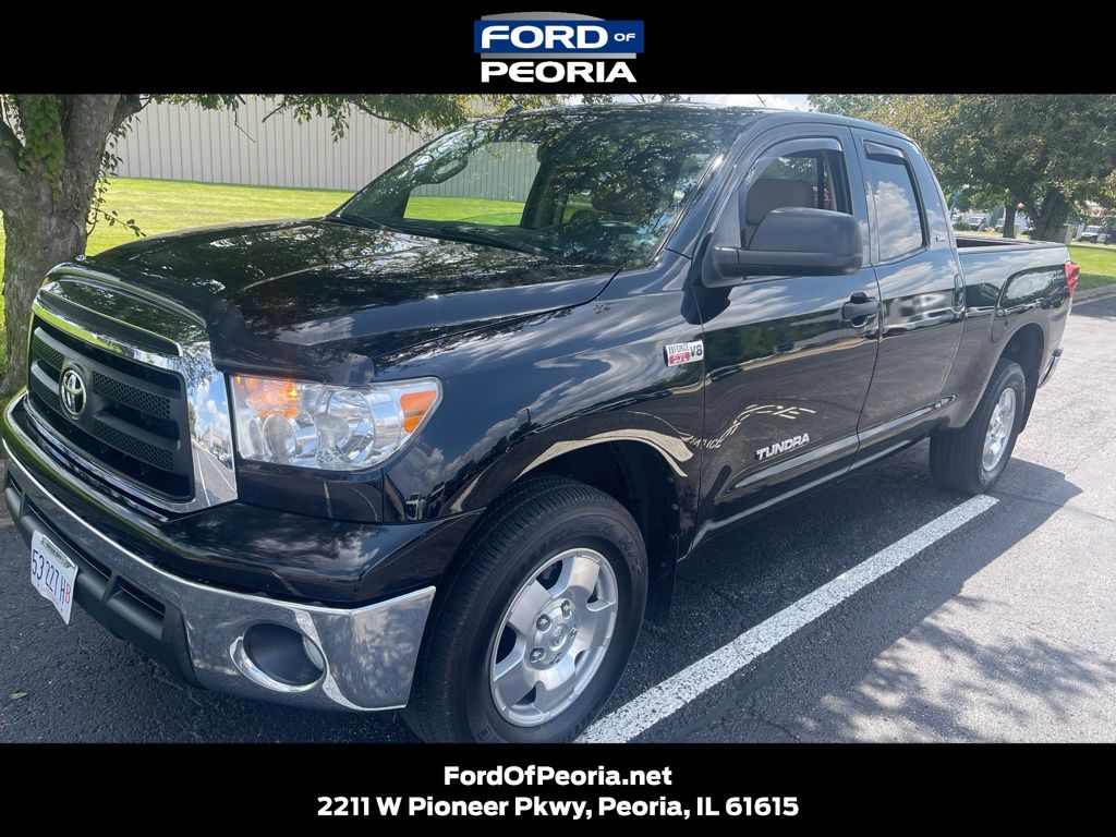 Black 2013 Toyota Tundra Pickup Truck Four-Wheel Drive 6-Speed Automatic Overdrive