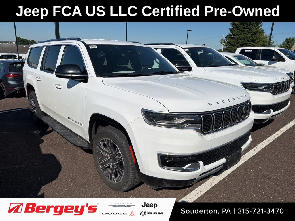 Bright White Clearcoat 2024 Jeep Wagoneer L Series II 4WD SUV / Crossover Four-Wheel Drive 8-Speed Automatic