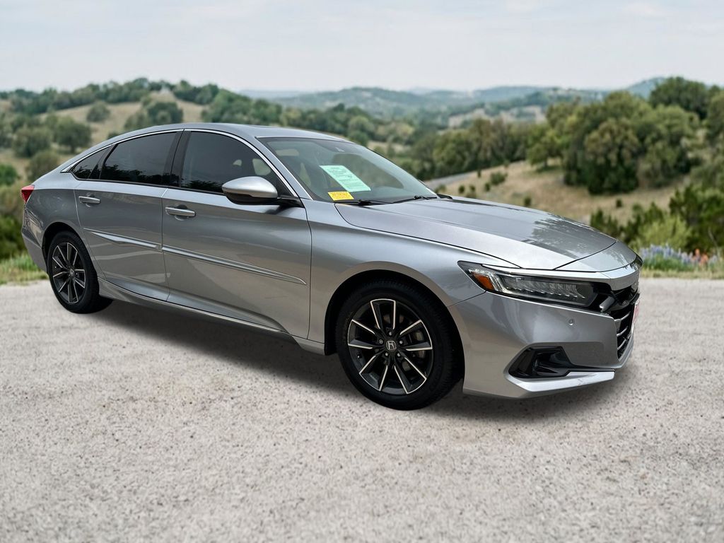 Lunar Silver Metallic 2021 Honda Accord EX-L FWD Sedan Front-Wheel Drive Continuously Variable Transmission