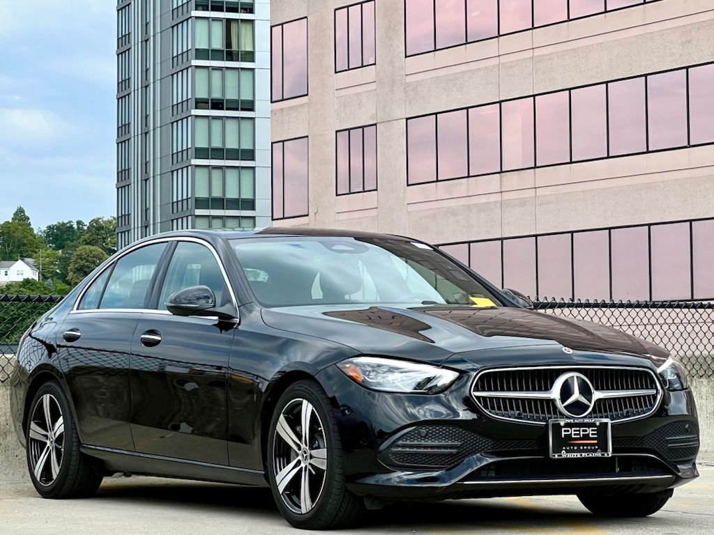 Black 2026 Mercedes-Benz C-Class Sedan All-Wheel Drive 9-Speed Automatic