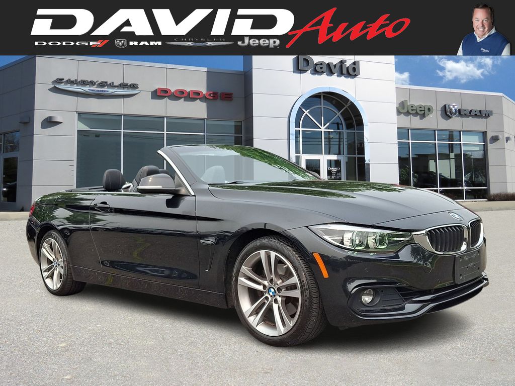 Black Sapphire Metallic 2018 BMW 4 Series Convertible All-Wheel Drive 8-Speed Automatic