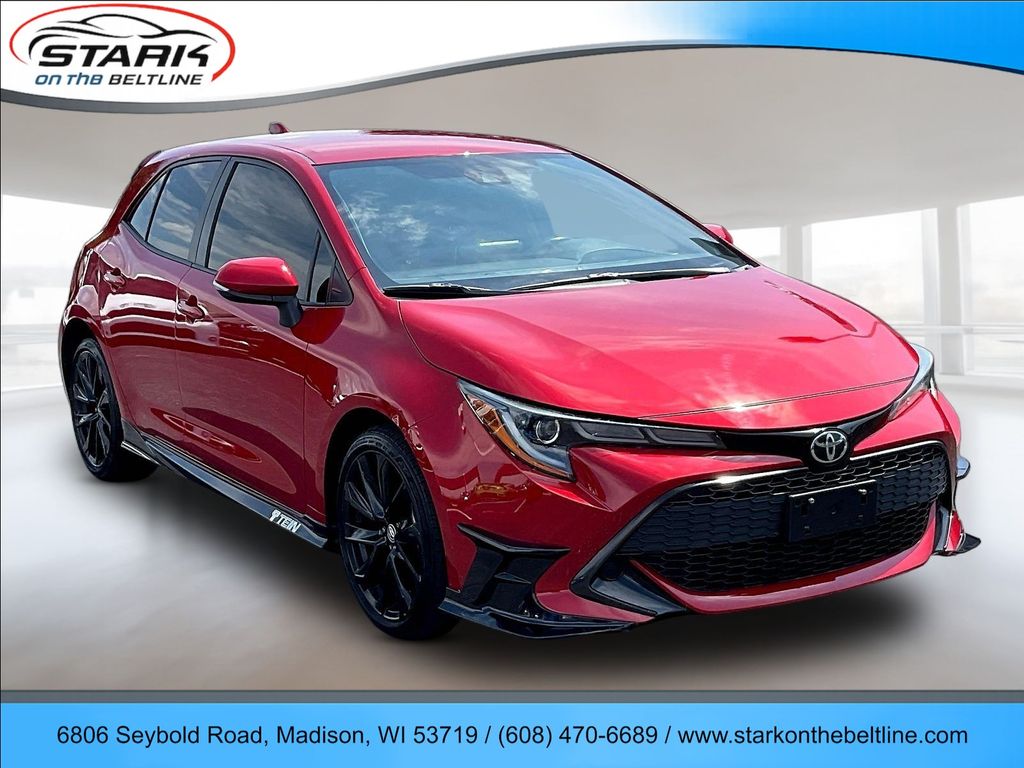 Red 2021 Toyota Corolla Hatchback Hatchback Front-Wheel Drive Continuously Variable Transmission