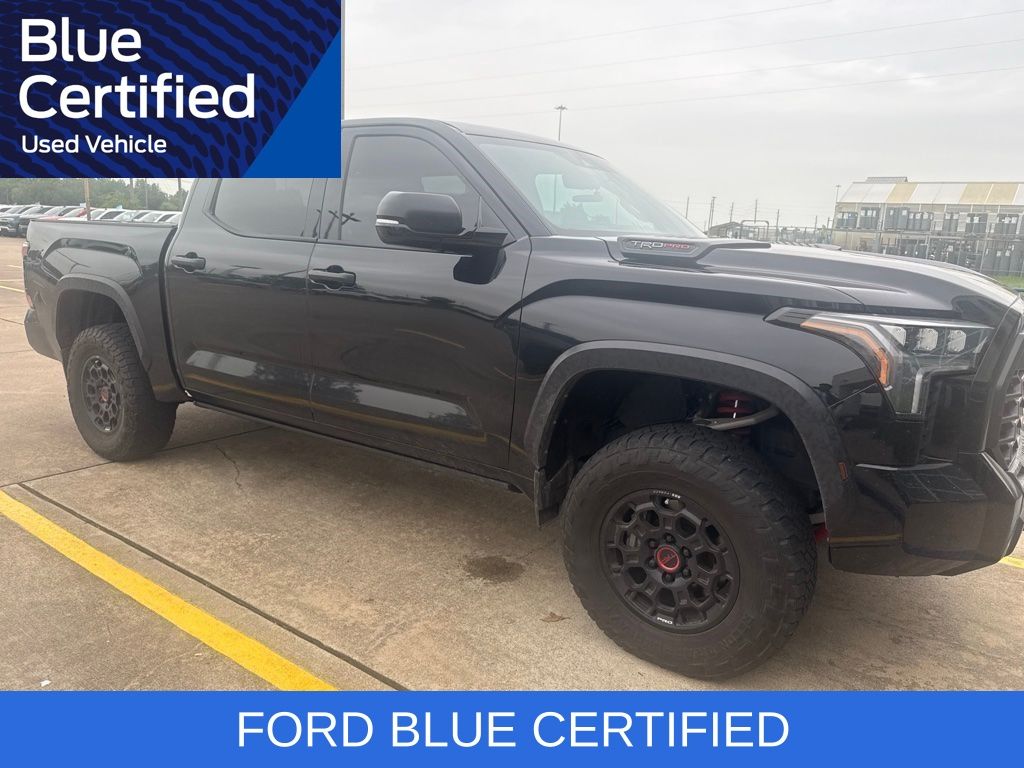 Midnight Black Metallic 2024 Toyota Tundra Hybrid Pickup Truck Four-Wheel Drive Automatic
