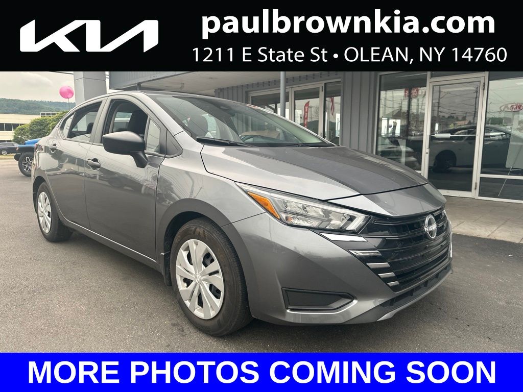 Gray (Gun Metallic) 2025 Nissan Versa Sedan Front-Wheel Drive Continuously Variable Transmission