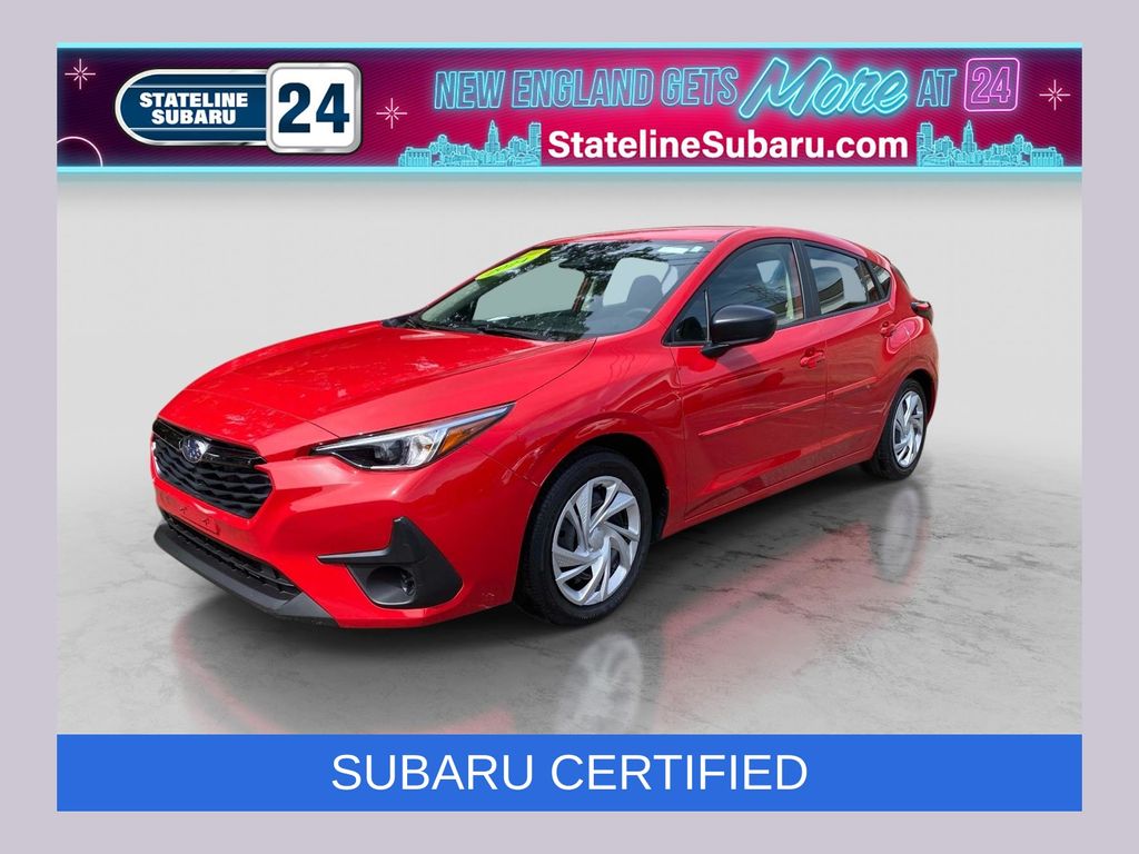 Pure Red 2024 Subaru Impreza Wagon All-Wheel Drive Continuously Variable Transmission