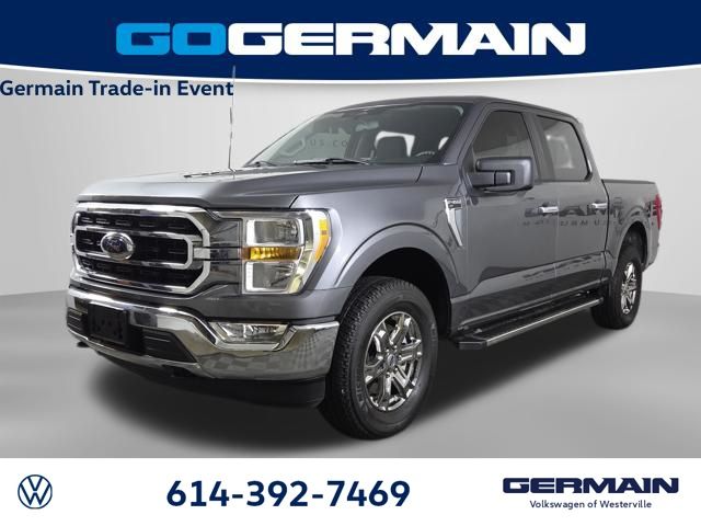 Silver 2023 Ford F-150 XLT SuperCrew 4WD Pickup Truck Four-Wheel Drive Automatic