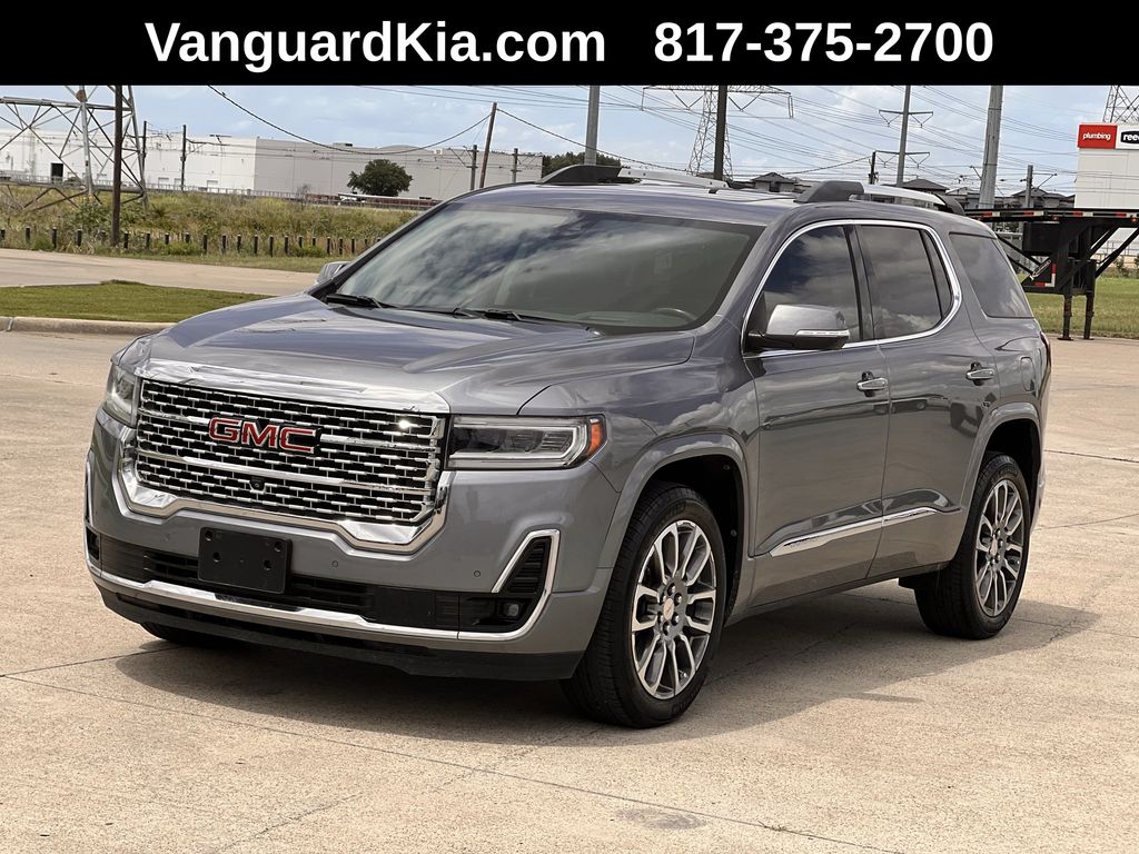 Gray (Satin Steel Metallic) 2021 GMC Acadia SUV / Crossover Front-Wheel Drive 9-Speed Automatic