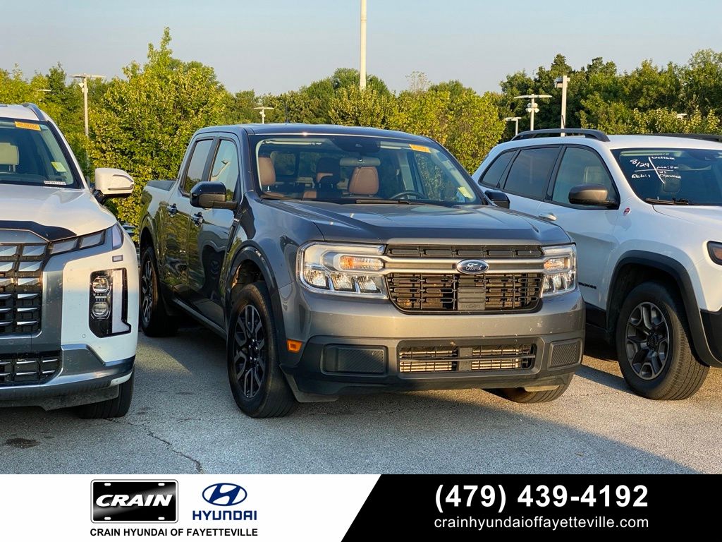Gray Metallic 2024 Ford Maverick Pickup Truck All-Wheel Drive 8-Speed Automatic