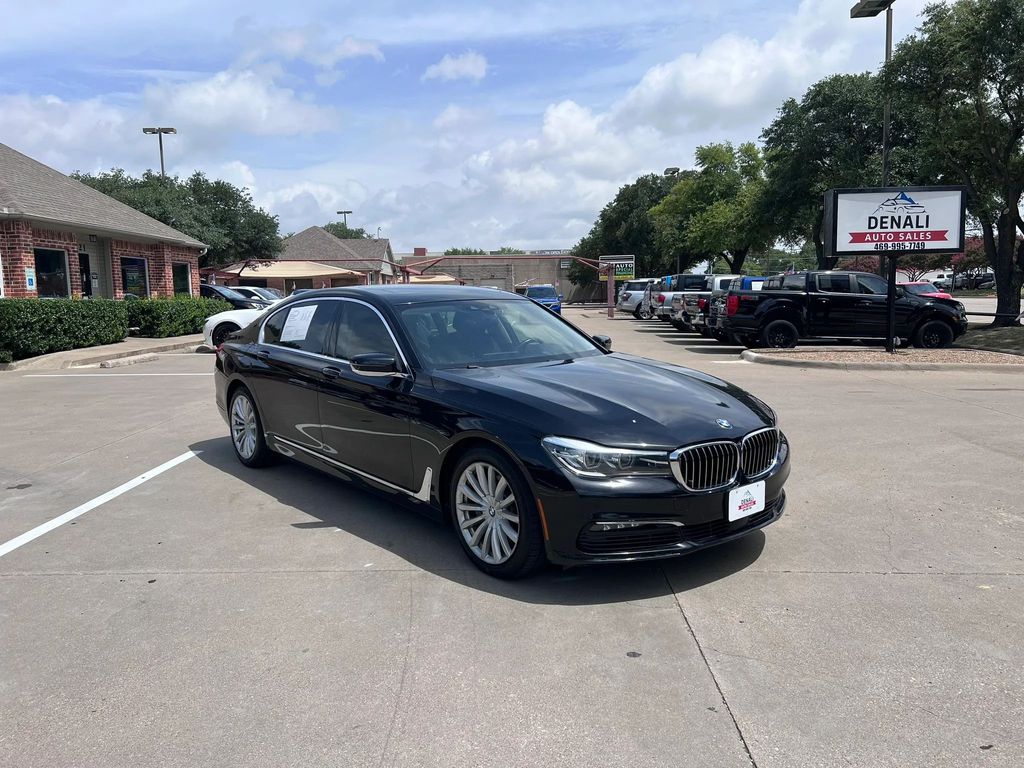 Jet Black 2018 BMW 7 Series Sedan Rear-Wheel Drive 8-Speed Automatic