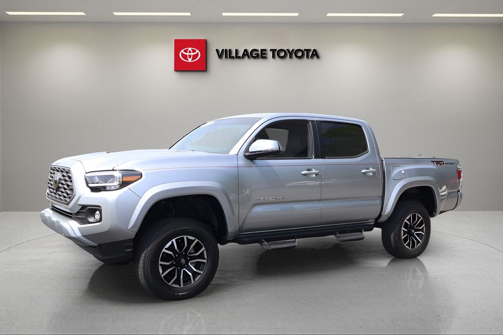 Celestial Silver Metallic 2023 Toyota Tacoma TRD Sport Double Cab RWD Pickup Truck 4X2 6-Speed Automatic