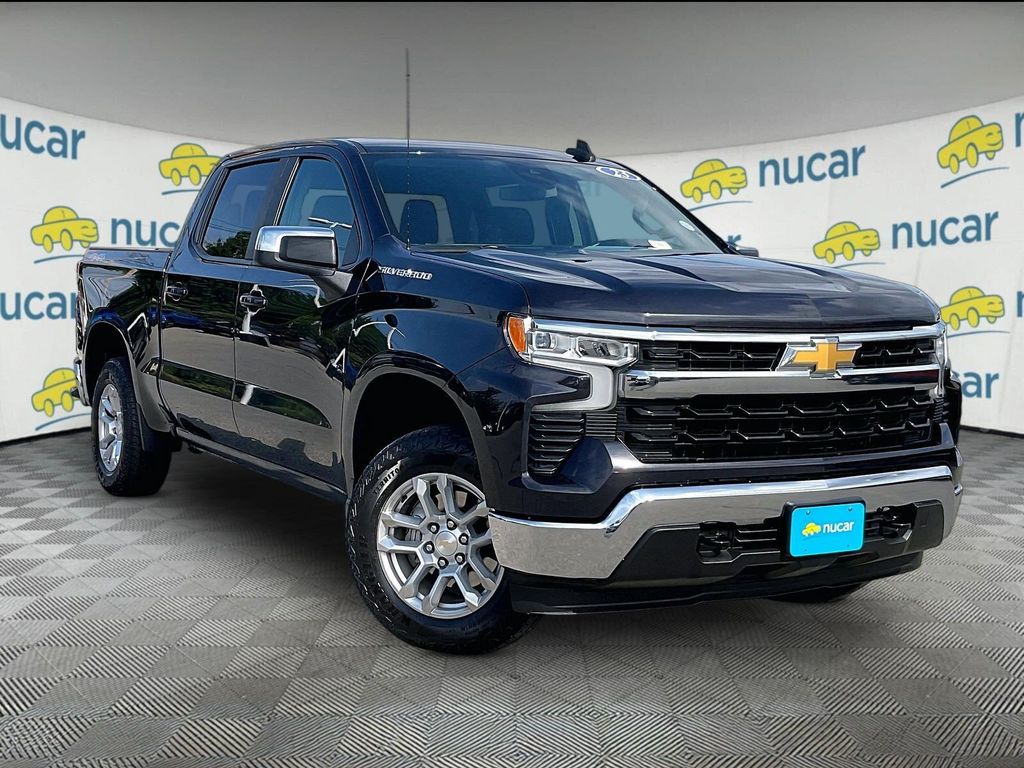 Dark Ash Metallic 2023 Chevrolet Silverado 1500 Pickup Truck Four-Wheel Drive 8-Speed Automatic