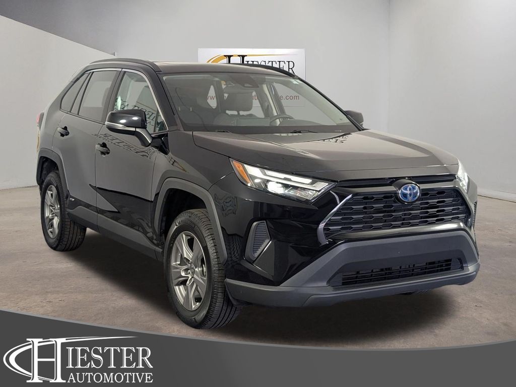 Midnight Black Metallic 2024 Toyota RAV4 Hybrid SUV / Crossover All-Wheel Drive Continuously Variable Transmission