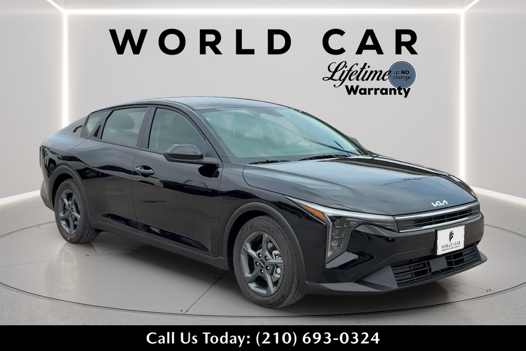 Aurora Black Pearl 2026 Kia K4 LXS FWD Sedan Front-Wheel Drive Continuously Variable Transmission