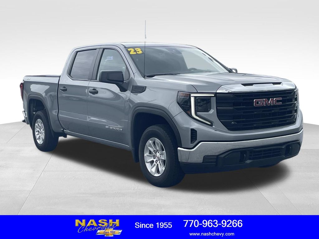 Sterling Metallic 2023 GMC Sierra 1500 Pickup Truck Four-Wheel Drive 8-Speed Automatic