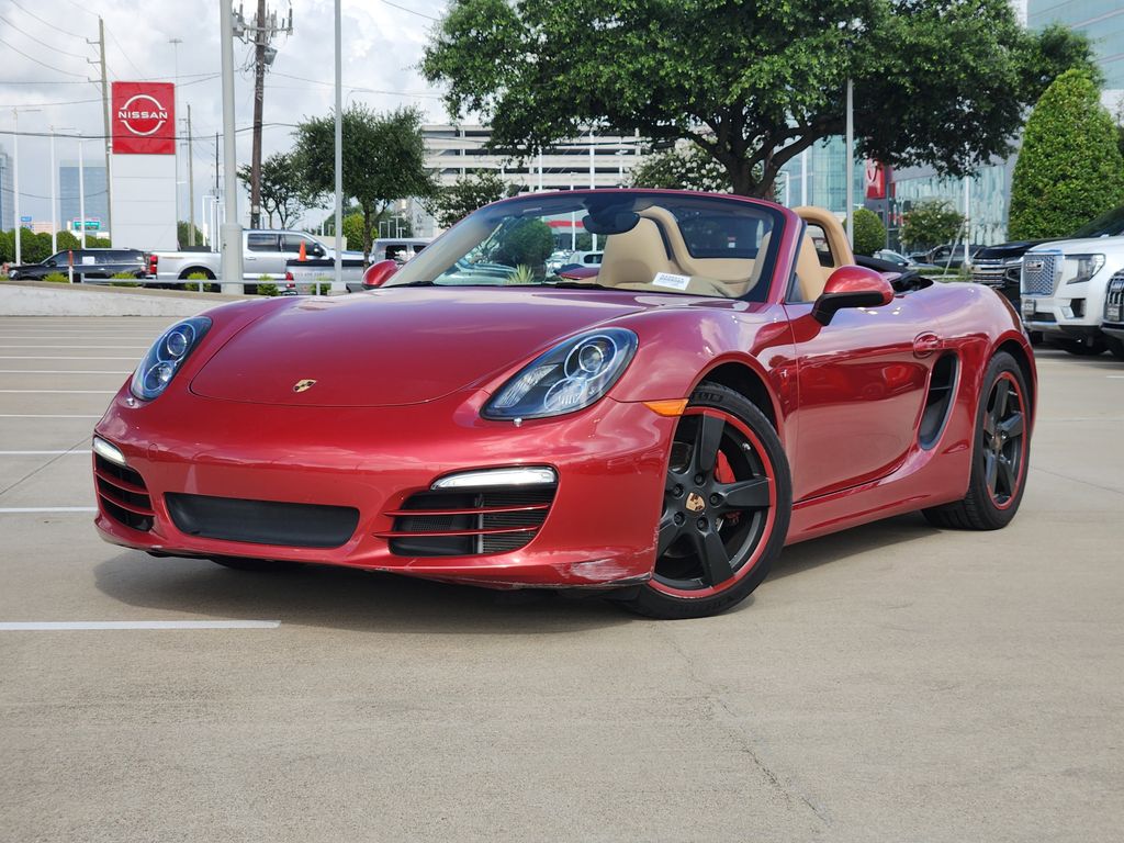 Red 2014 Porsche Boxster RWD Convertible Rear-Wheel Drive