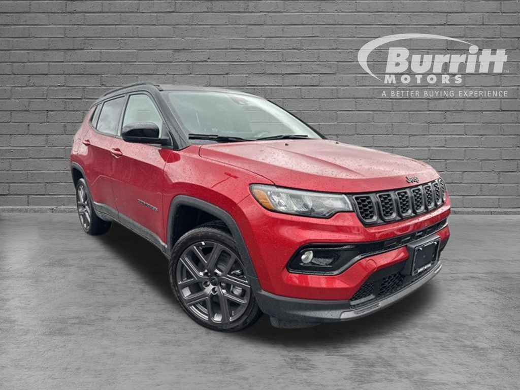 Red Hot Pearlcoat 2026 Jeep Compass SUV / Crossover Four-Wheel Drive 8-Speed Automatic