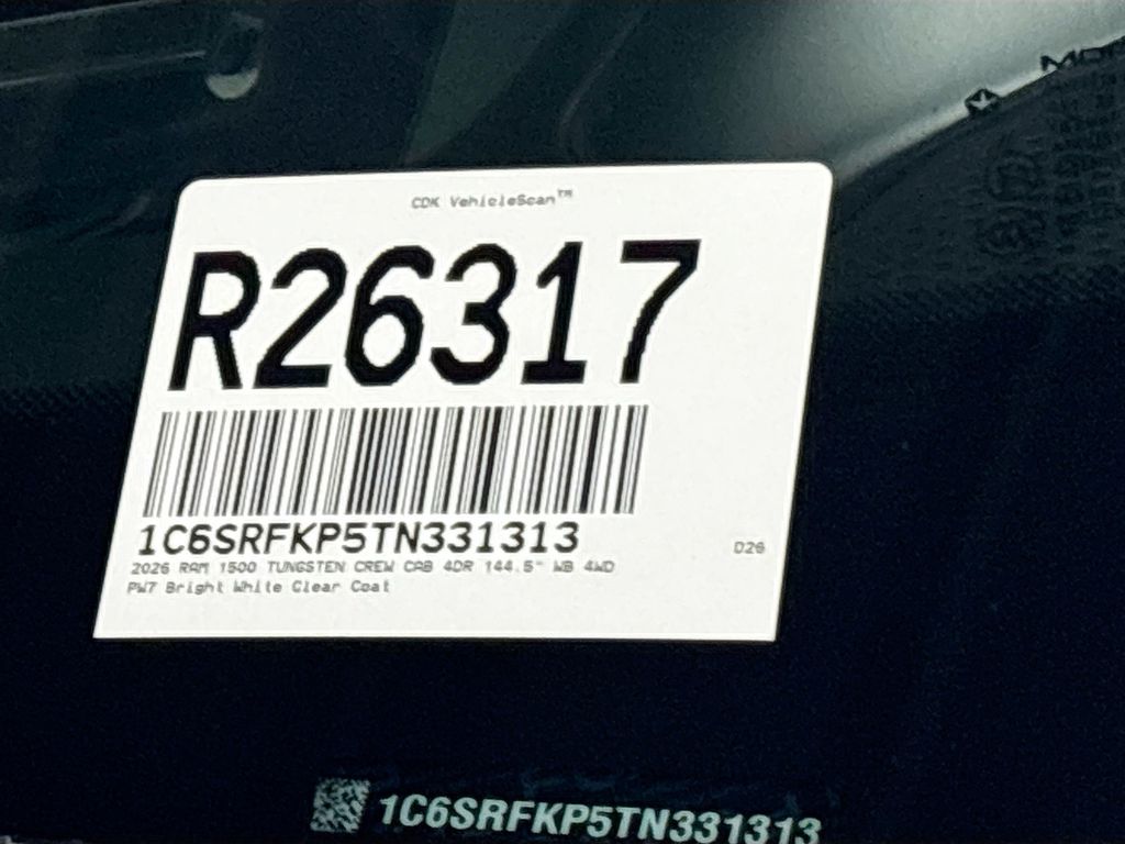 2026 Ram 1500 Tungsten