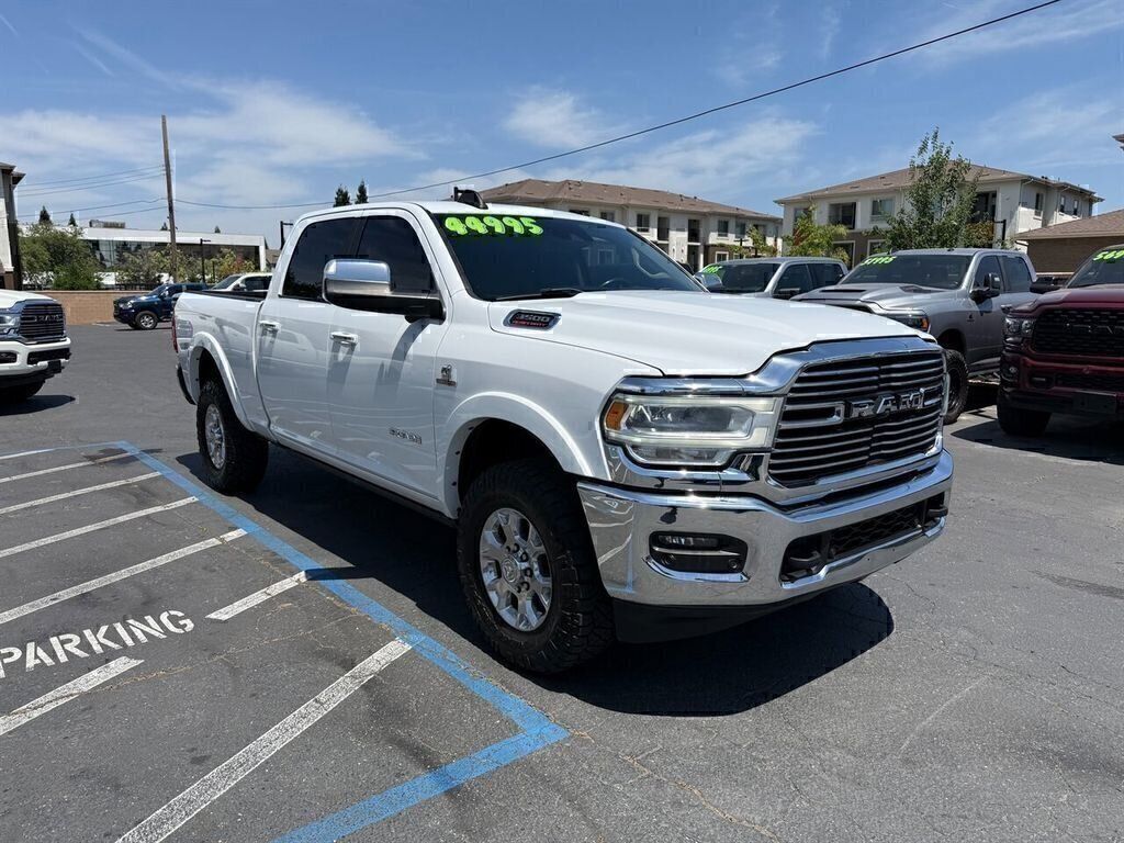 Bright White Clearcoat 2019 RAM 3500 Pickup Truck Four-Wheel Drive Automatic