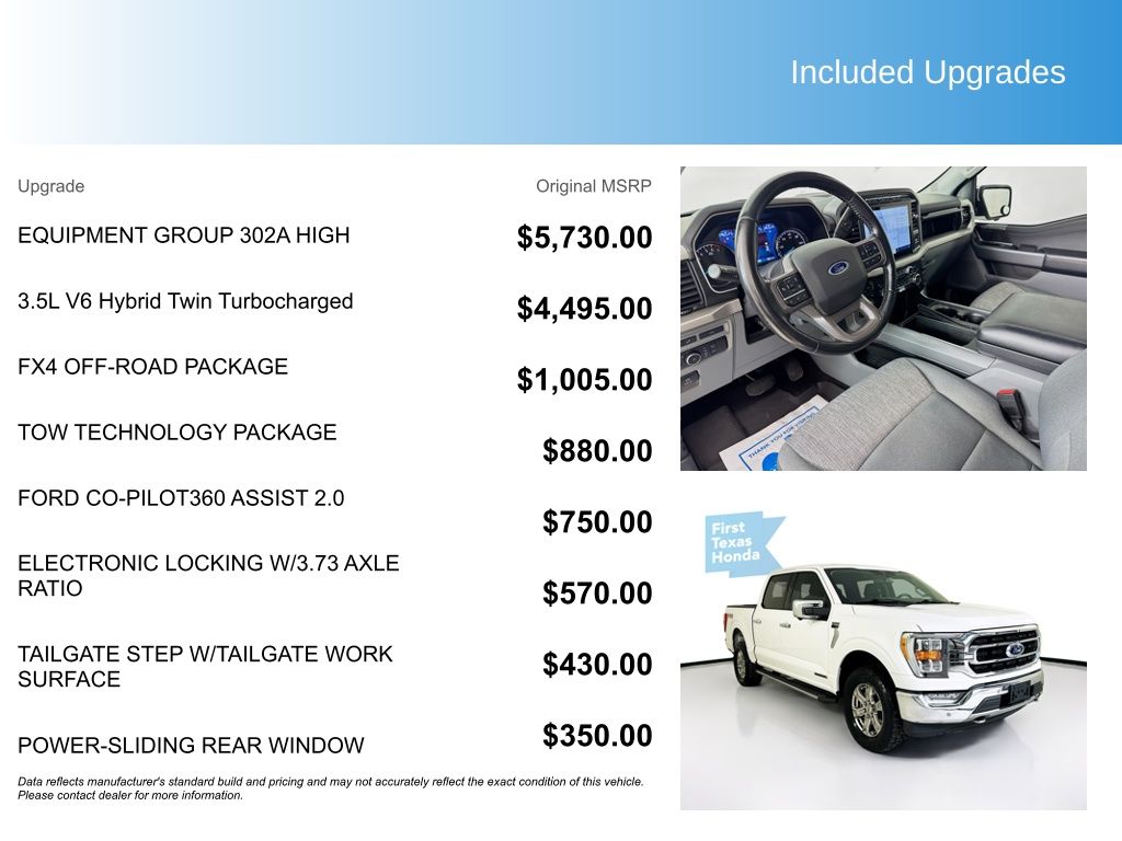 Used Car 2021 Ford F-150  Xlt For Sale Under $35,000 In Austin, Texas