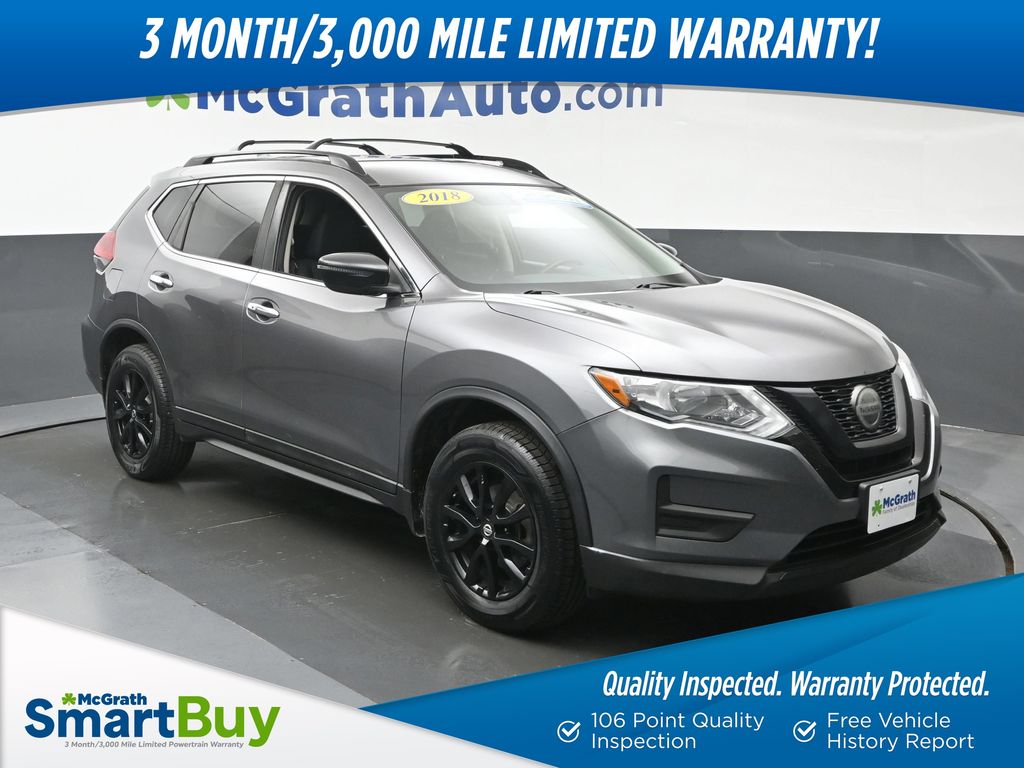 Gray (Gun Metallic) 2018 Nissan Rogue SV AWD SUV / Crossover All-Wheel Drive Continuously Variable Transmission