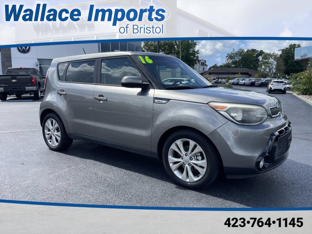 Titanium Gray 2016 Kia Soul Wagon Front-Wheel Drive 6-Speed Automatic