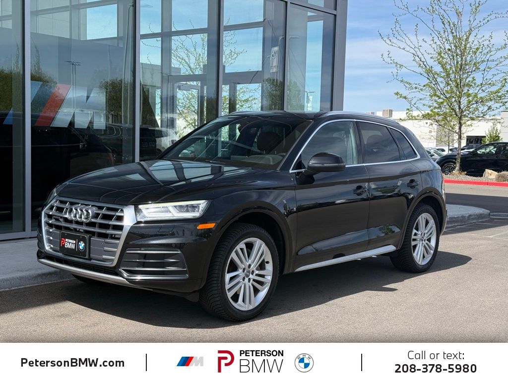 Black Metallic 2019 Audi Q5 quattro Premium Plus 45 TFSI SUV / Crossover All-Wheel Drive 7-Speed Automatic