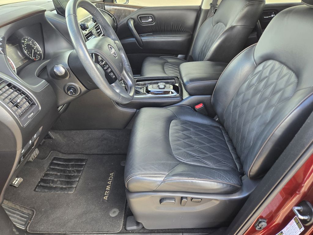 2022 Nissan Armada Platinum Red at DeMontrond Ford