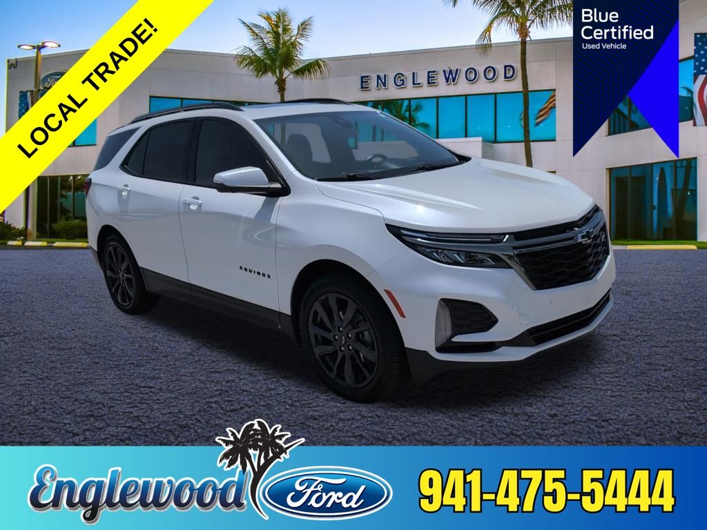 White (Iridescent Pearl Tricoat) 2022 Chevrolet Equinox SUV / Crossover Front-Wheel Drive 6-Speed Automatic Overdrive