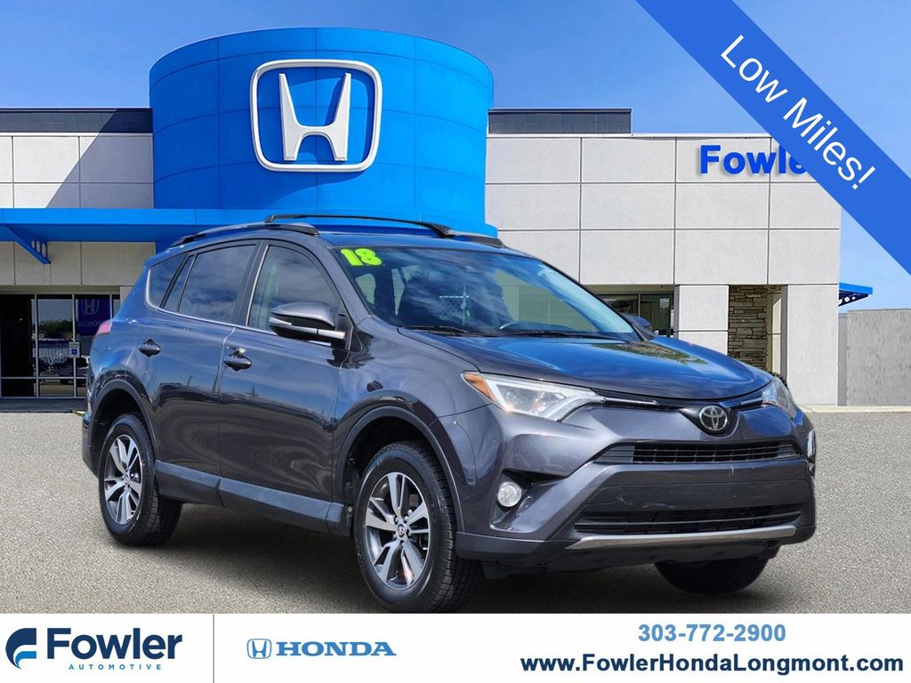 Magnetic Gray Metallic 2018 Toyota RAV4 XLE AWD SUV / Crossover All-Wheel Drive 6-Speed Automatic