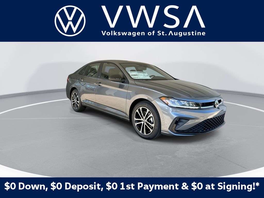 Platinum Gray Metallic 2026 Volkswagen Jetta Sedan Front-Wheel Drive 8-Speed Automatic