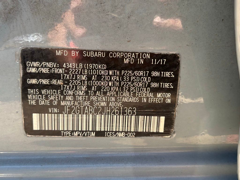 2018 Subaru Crosstrek 2.0i Premium photo