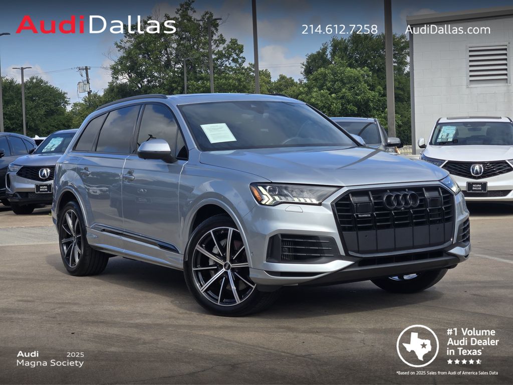 Satellite Silver Metallic 2023 Audi Q7 SUV / Crossover All-Wheel Drive 8-Speed Automatic