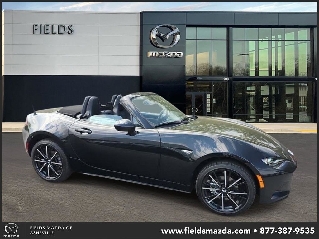 Jet Black Mica 2026 Mazda MX-5 Miata Grand Touring RWD Convertible Rear-Wheel Drive 6-Speed Manual