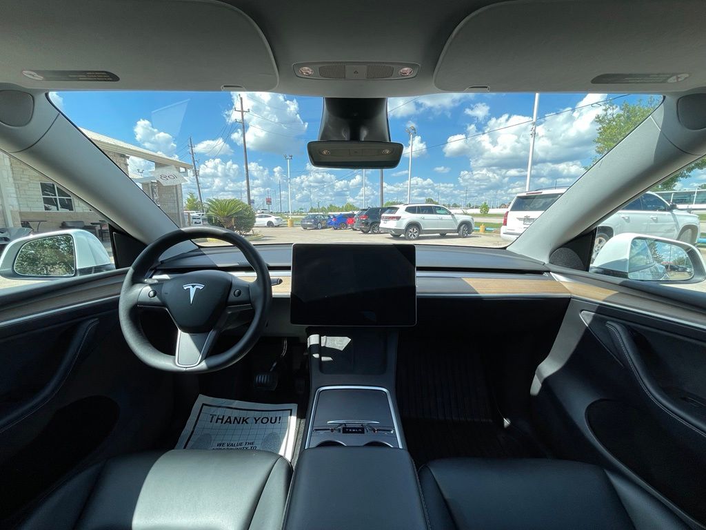 2023 Tesla Model Y Long Range White at River Oaks CDJR