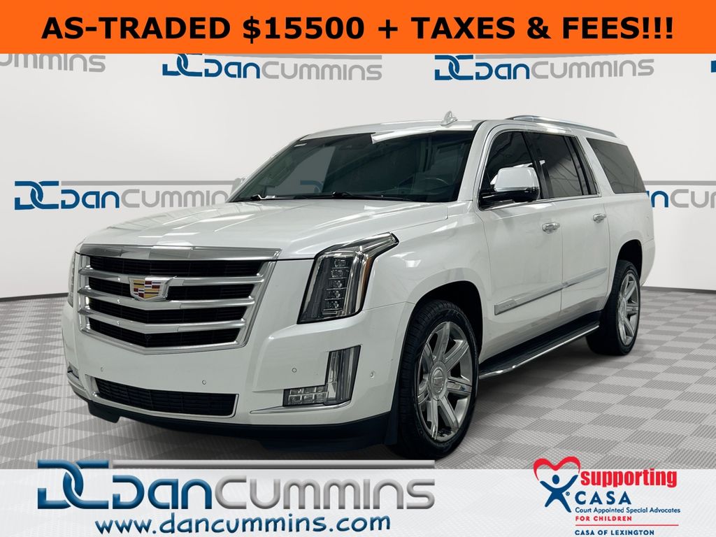 Crystal White Tricoat 2019 Cadillac Escalade ESV SUV / Crossover Four-Wheel Drive