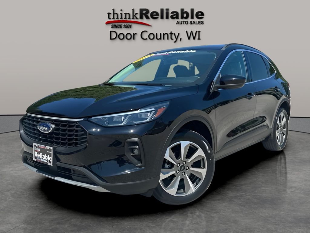Agate Black Metallic 2025 Ford Escape SUV / Crossover All-Wheel Drive 8-Speed Automatic