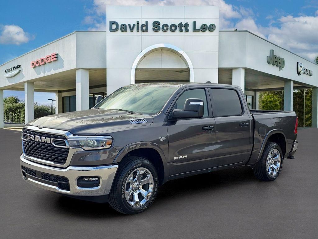Gray (Granite Crystal Metallic Clearcoat) 2026 RAM 1500 Big Horn Crew Cab 4WD Pickup Truck Four-Wheel Drive 8-Speed Automatic