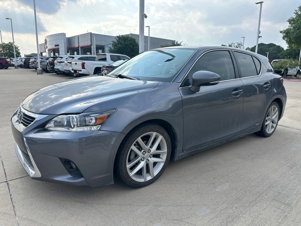 Nebula Gray Pearl 2017 Lexus CT Hybrid Wagon Front-Wheel Drive Continuously Variable Transmission