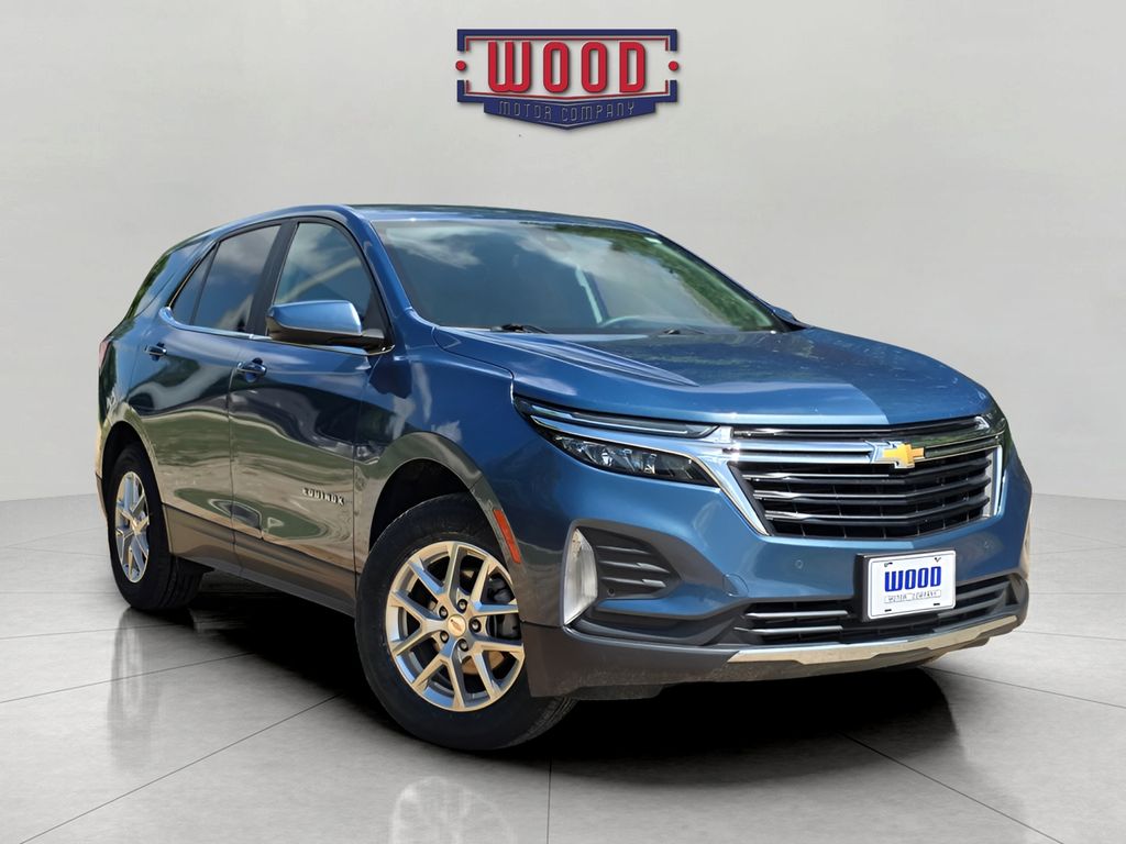 Lakeshore Blue Metallic 2024 Chevrolet Equinox LT AWD with 1LT SUV / Crossover Four-Wheel Drive 6-Speed Automatic Overdrive