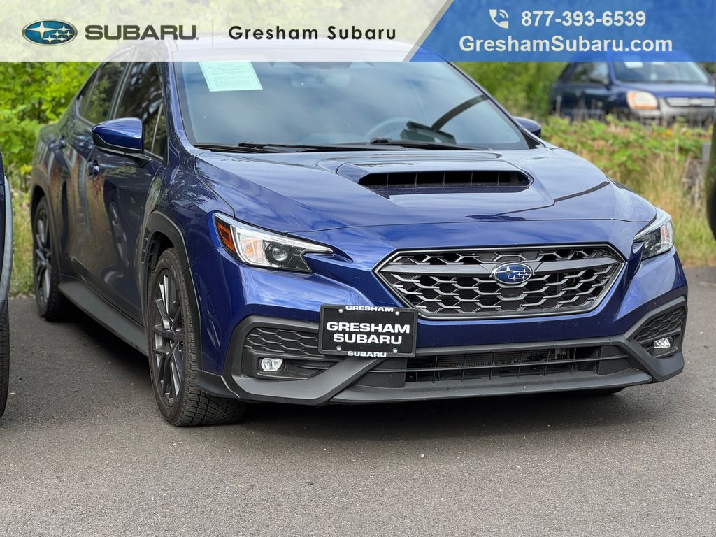 Sapphire Blue Pearl 2024 Subaru WRX Sedan All-Wheel Drive 6-Speed Manual